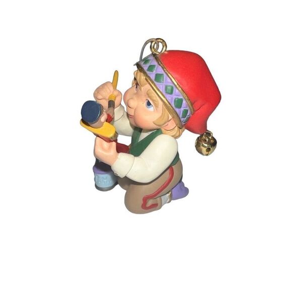Hallmark Ornament Elf Painting A Toy Soldier Christmas ornament - Picture 3 of 3
